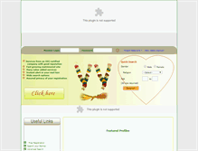 Tablet Screenshot of matrimonial.southindia.com